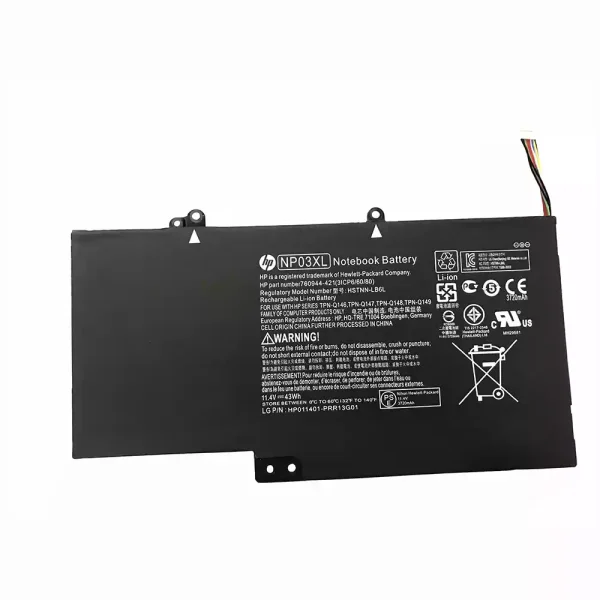 Baterai Laptop Original HP TPN-Q146,TPN-Q147,TPN-Q148,TPN-Q149