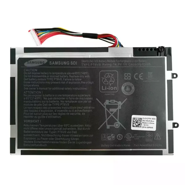 Baterai Laptop Original DELL 8P6X6,08P6X6