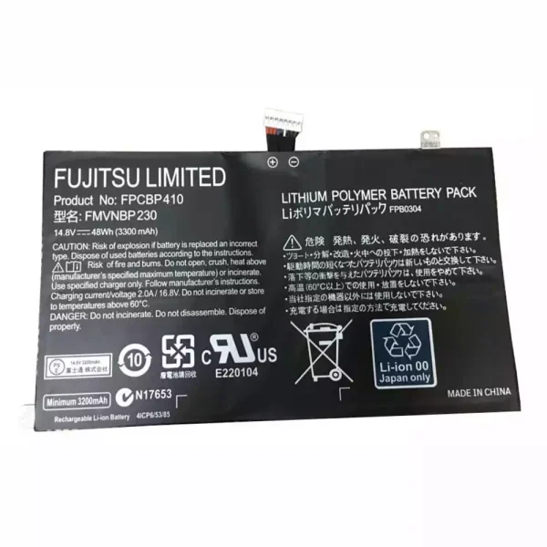 Baterai Laptop Original FUJITSU FMVNBP230