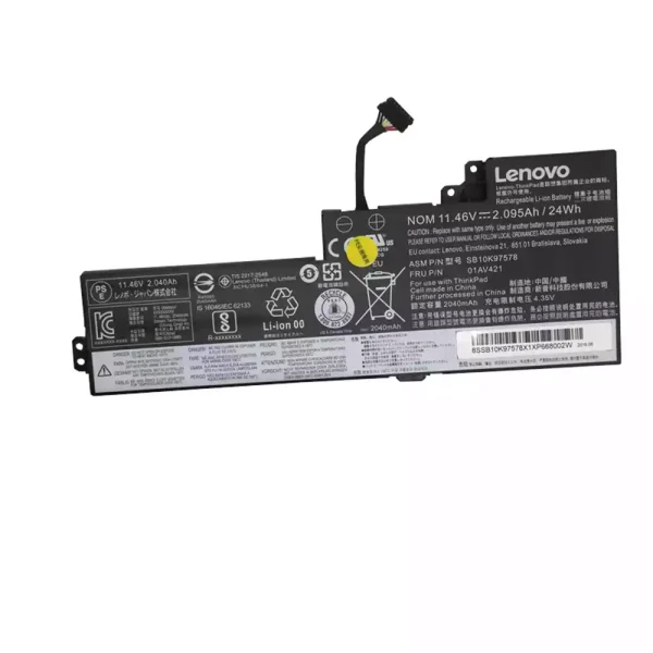 Baterai Laptop Original LENOVO ThinkPad T570