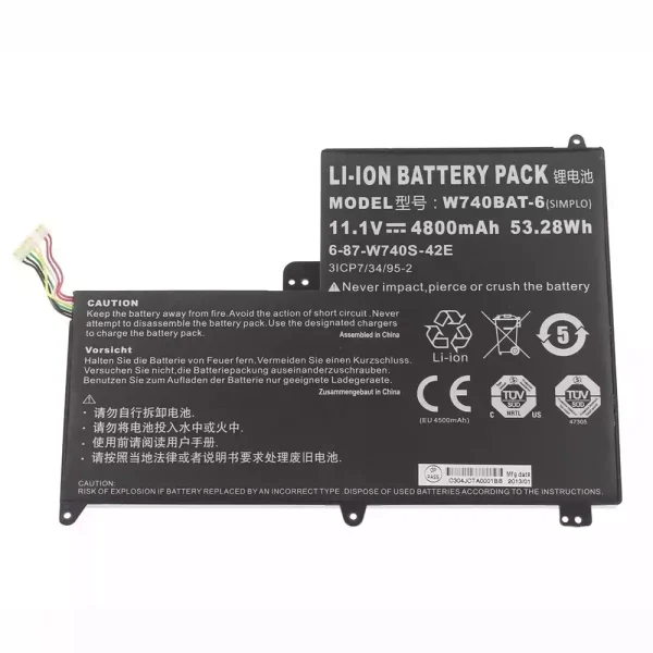 Baterai Laptop Original CLEVO 3ICP7/34/95-2