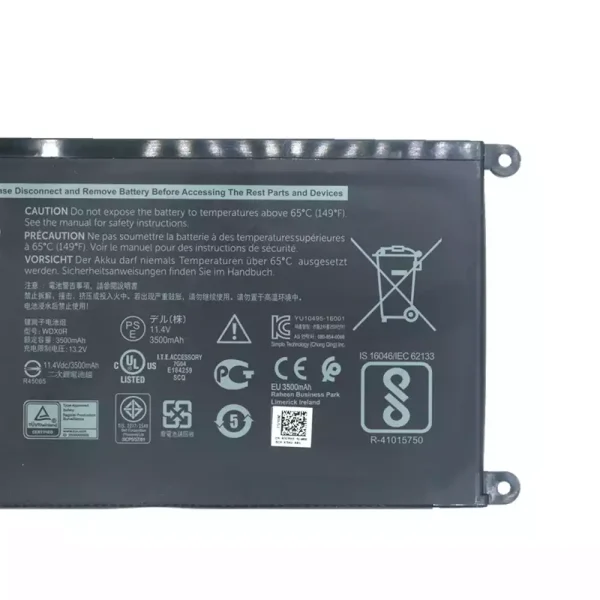 Baterai Laptop Original DELL 3CRH3 - Image 3