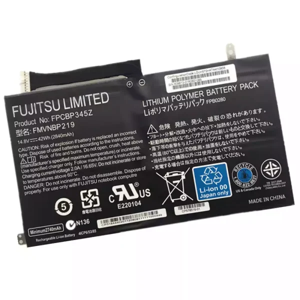 Baterai Laptop Original FUJITSU FMVNBP219