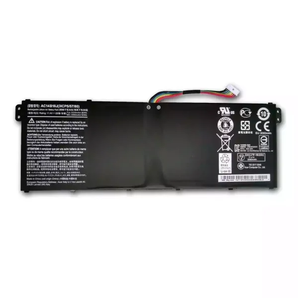 Baterai Laptop Original ACER AC14B13J