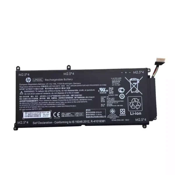 Baterai Laptop Original HP TPN-C121,TPN-C122,TPN-C124