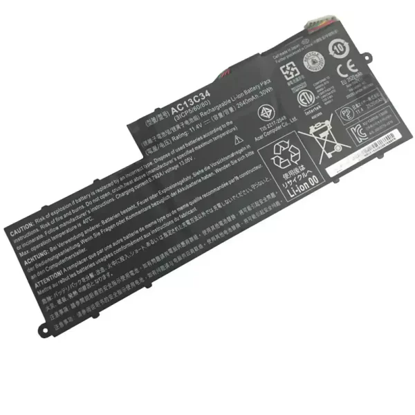 Baterai Laptop Original ACER AC13C34