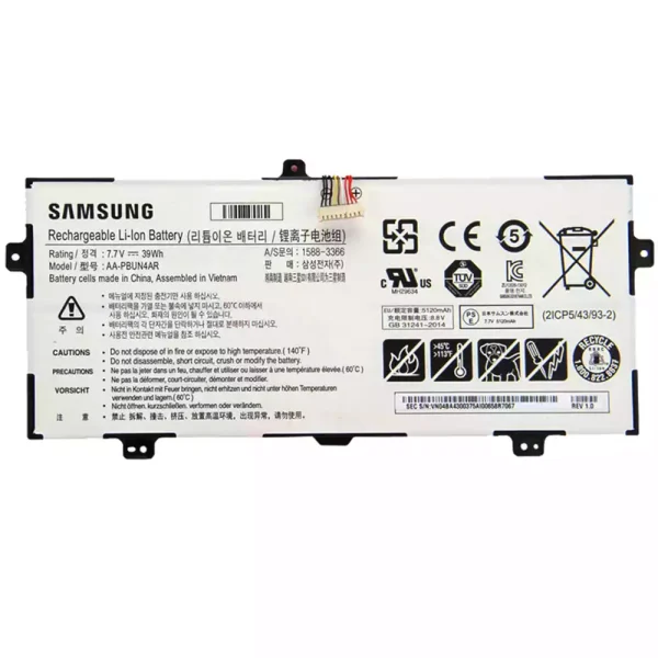 Baterai Laptop Original SAMSUNG ATIV Book 9 Spin