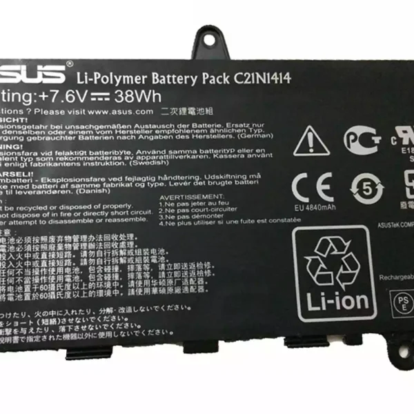 Baterai Laptop Original ASUS C21N1414 - Image 3