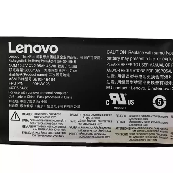 Baterai Laptop Original LENOVO ThinkPad Yoga 260 - Image 3