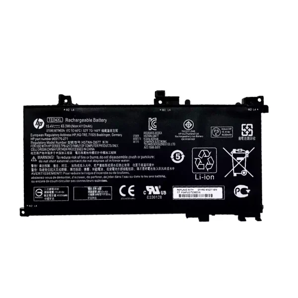 Baterai Laptop Original HP TE04XL