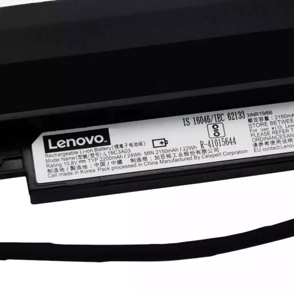 Baterai Laptop Original LENOVO L15C3A03 - Image 3