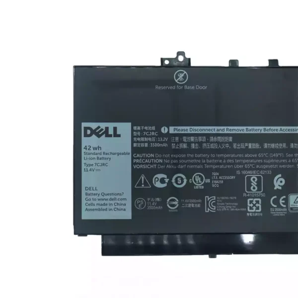 Baterai Laptop Original DELL 7CJRC - Image 2