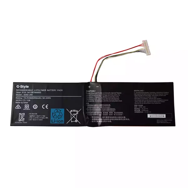 Baterai Laptop Original GIGABYTE GAG-J40