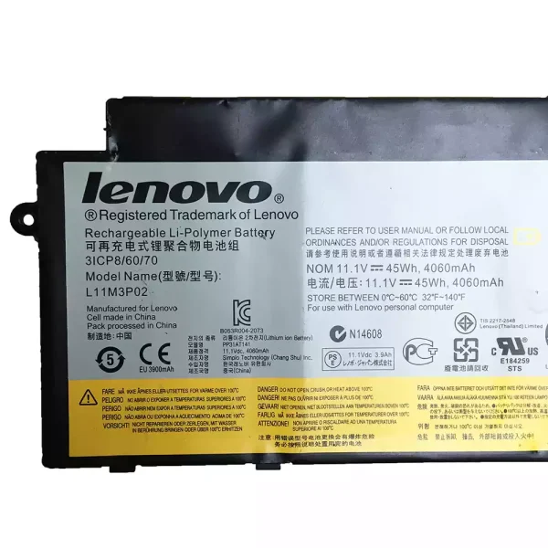 Baterai Laptop Original Lenovo L11M3P02 - Image 3