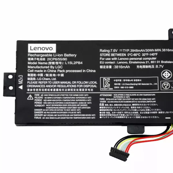 Baterai Laptop Original LENOVO L15L2PB4 - Image 3