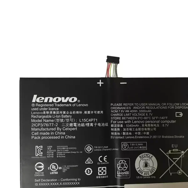 Baterai Laptop Original LENOVO Miix 700-12ISK - Image 3