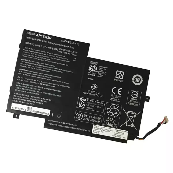 Baterai Laptop Original ACER AP15A3R