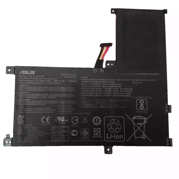 Baterai Laptop Original ASUS B41N1532