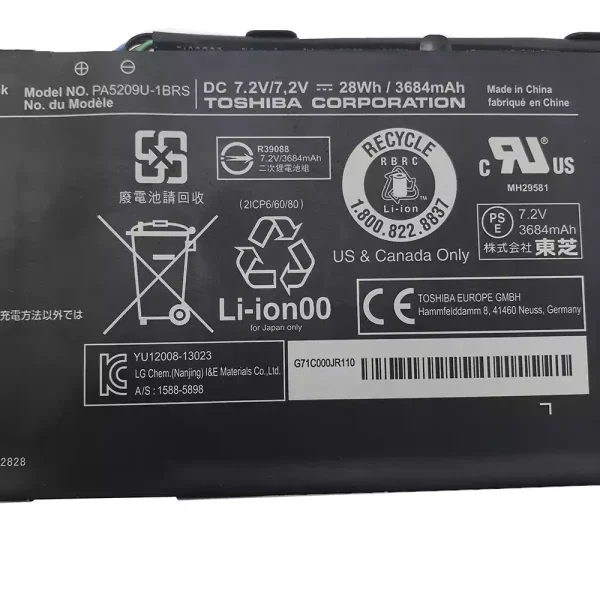 Baterai Laptop Original TOSHIBA Satellite L15W-B1302 - Image 3