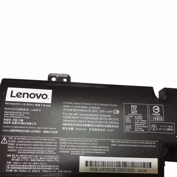 Baterai Laptop Original LENOVO L14M6P21 - Image 3