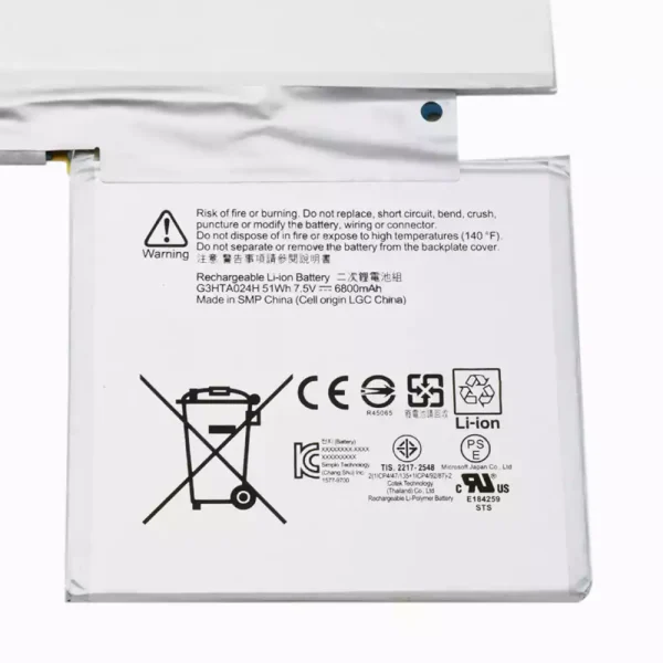 Baterai Laptop Original Microsoft Surface BOOK - Image 3