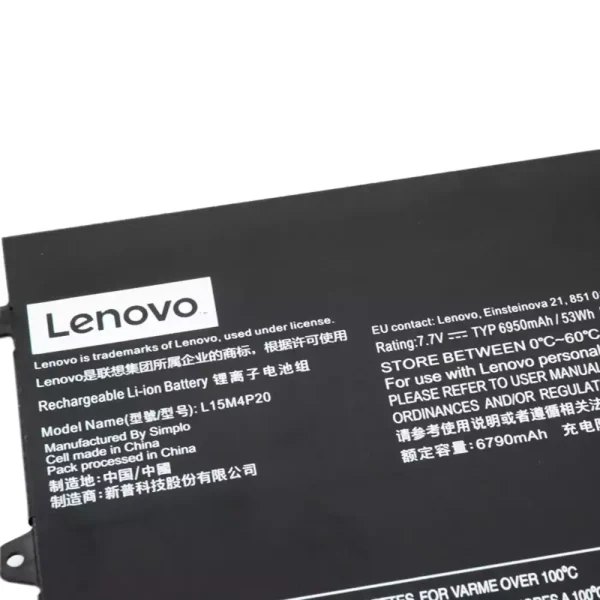 Baterai Laptop Original LENOVO L15M4P20 - Image 3