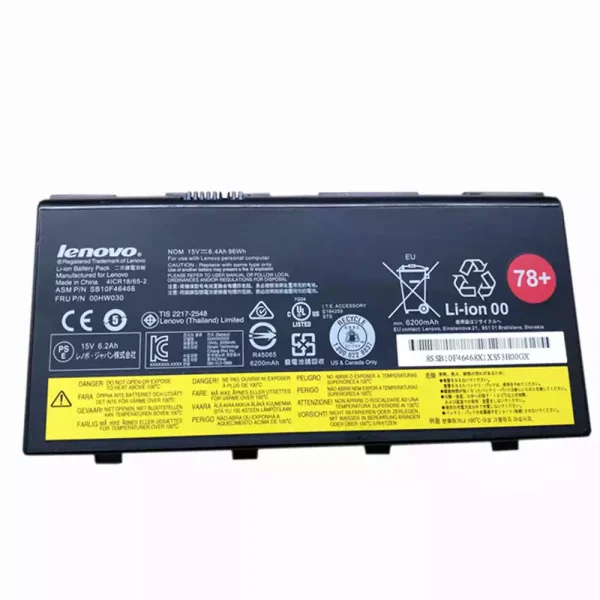 Baterai Laptop Original LENOVO ThinkPad P70