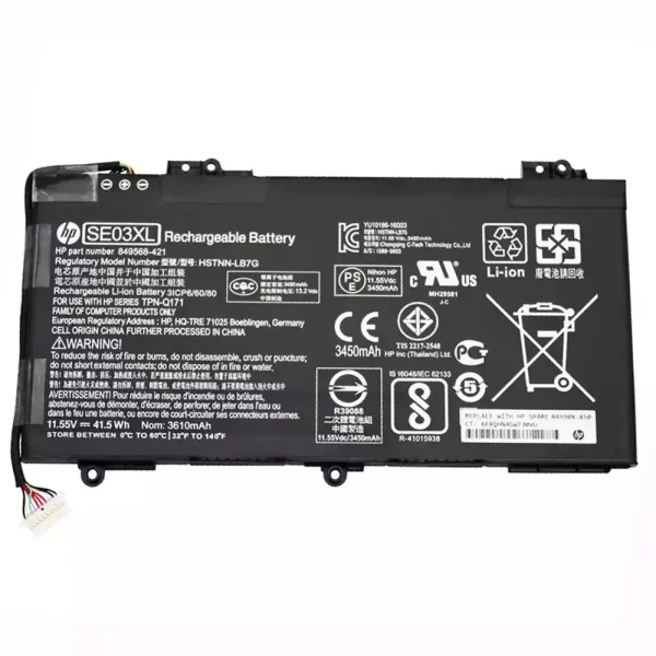 Baterai Laptop Original HP SE03XL