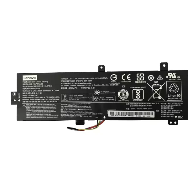 Baterai Laptop Original LENOVO L15L2PB5