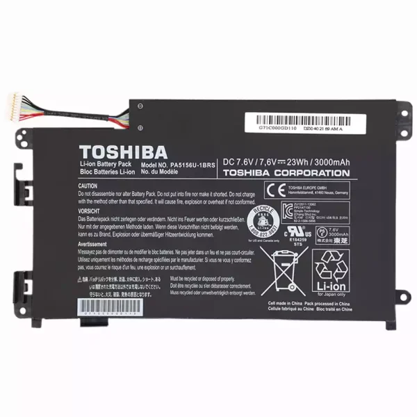 Baterai Laptop Original TOSHIBA Satellite Click W35DT