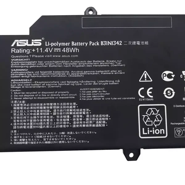 Baterai Laptop Original ASUS B31N1342 - Image 3