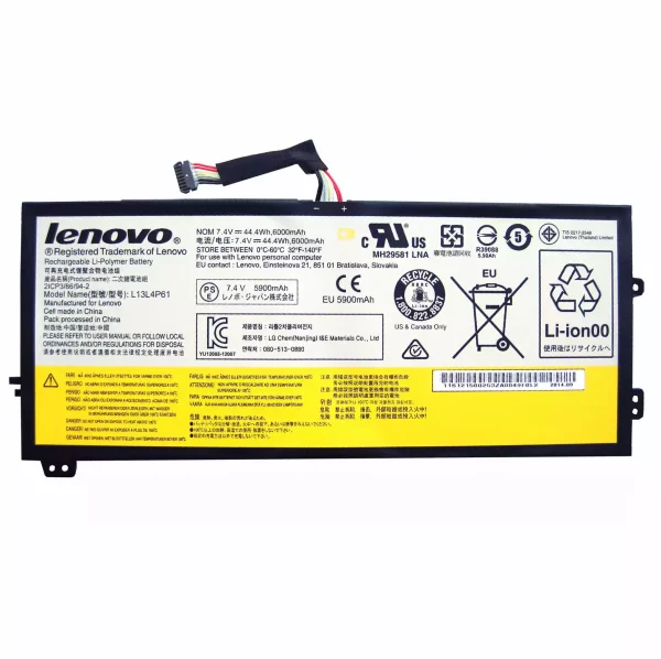 Baterai Laptop Original LENOVO L13L4P61,L13M4P61