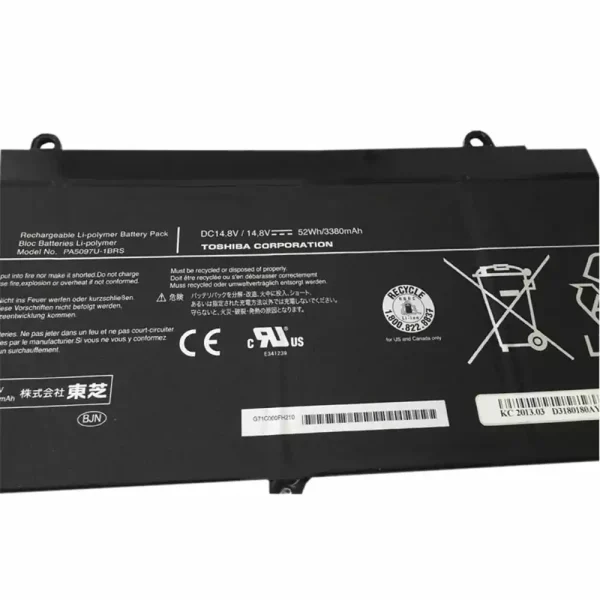 Baterai Laptop Original TOSHIBA PA5097U-1BRS - Image 3