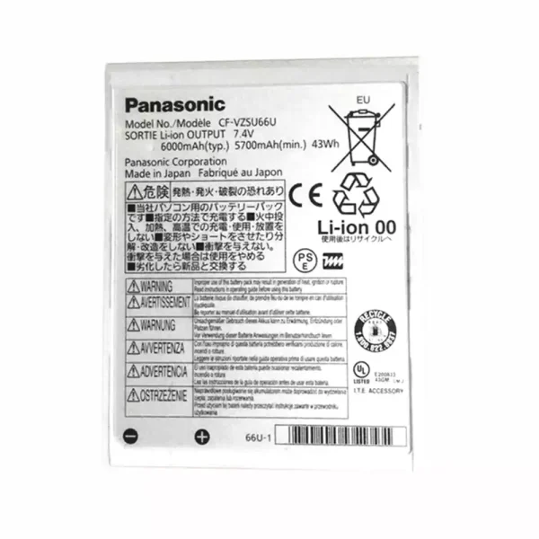 Baterai Laptop Original PANASONIC CF-VZSU66U