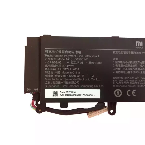 Baterai Laptop Original XIAOMI Mi Gaming G15B01W - Image 3