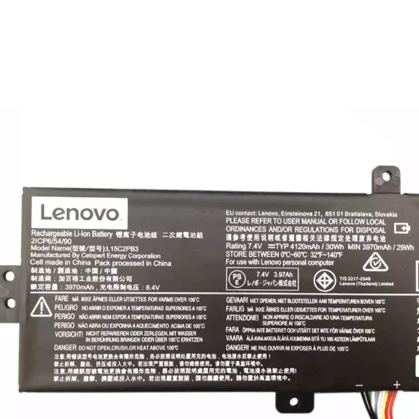 Baterai Laptop Original LENOVO L15C2PB3,L15M2PB3 - Image 3