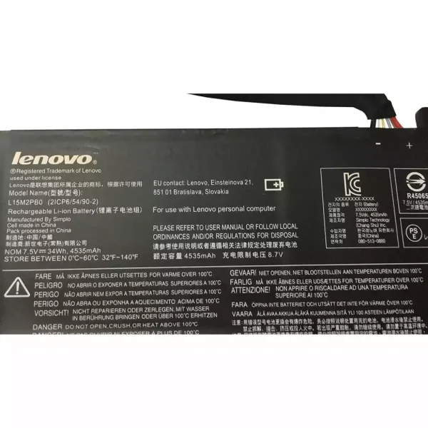 Baterai Laptop Original LENOVO L15M2PB0,L15C2PB0 - Image 3