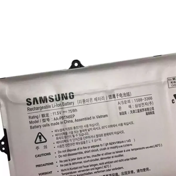 Baterai Laptop Original SAMSUNG AA-PBTN6EP - Image 3