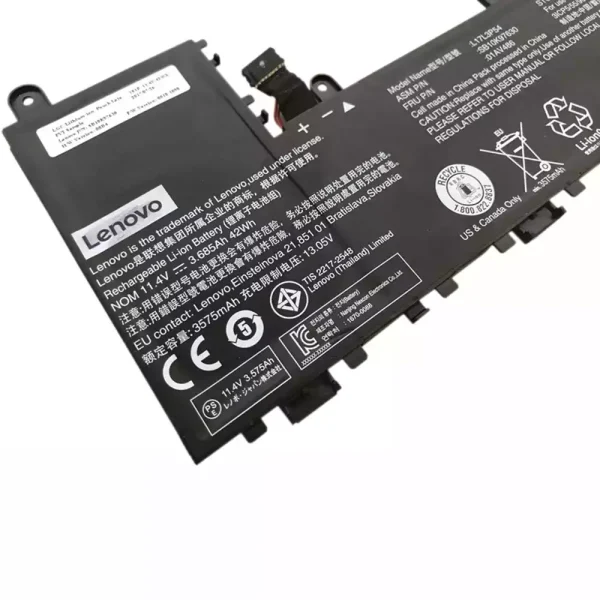 Baterai Laptop Original Lenovo L17L3P54,01AV486,SB10K97630 - Image 3