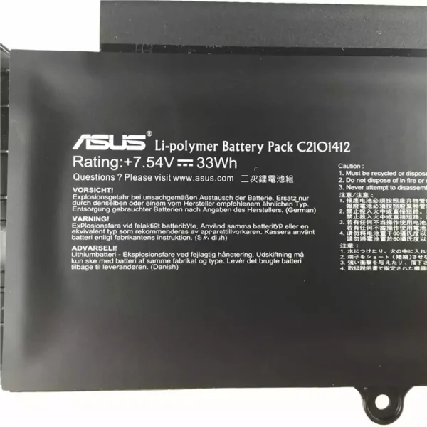 Baterai Laptop Original Asus C21O1412,C2101412 - Image 3