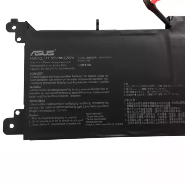 Baterai Laptop Original Asus B31N1705-1 - Image 3