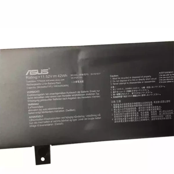 Baterai Laptop Original ASUS B31N1631 - Image 3