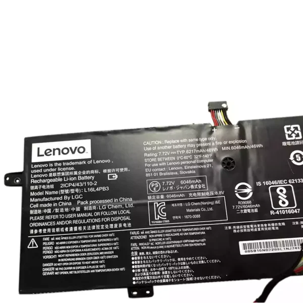 Baterai Laptop Original LENOVO L16L4PB3,L16C4PB3 - Image 3