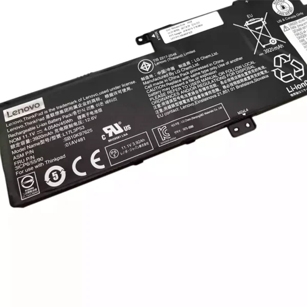 Baterai Laptop Original LENOVO ThinkPad S2 2018,ThinkPad L380 - Image 3