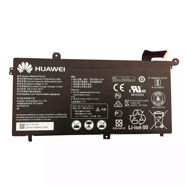 Baterai Laptop Original HUAWEI HB46K497ECW