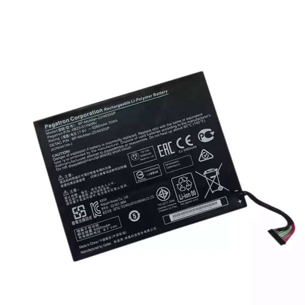 Baterai Laptop Original Pegatron Corporation Getac OB23-011NORV,BP-McALLAN-22,BP-McALLAN-22/4630SP