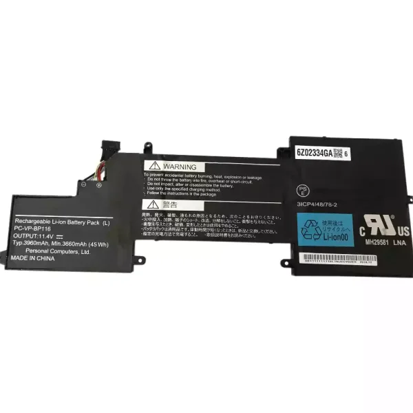 Baterai Laptop Original NEC PC-VP-BP116