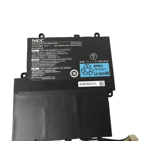 Baterai Laptop Original NEC PC-VP-WP140