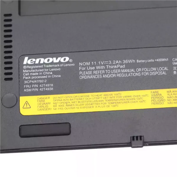 Baterai Laptop Original LENOVO Thinkpad X1,0A36279 - Image 3