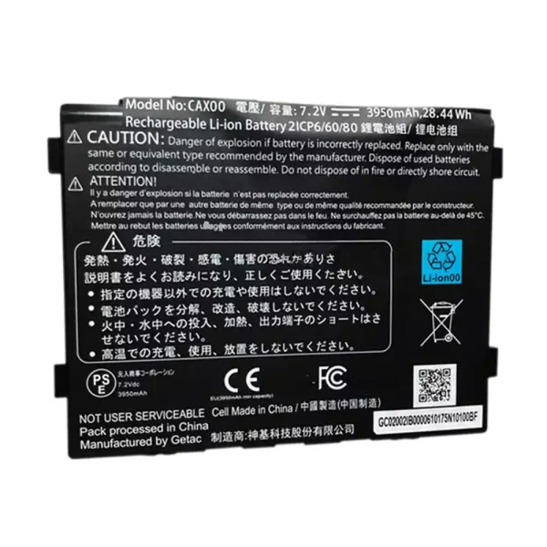 Baterai Laptop Original Getac CAX00,CAXOO